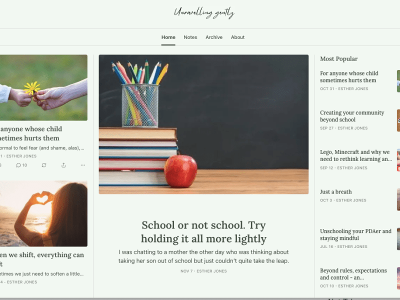 Come join me on&nbsp;Substack